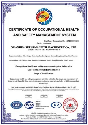 Occupational Health and Safety Management System Certification