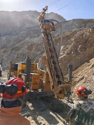 RC exploration drilling site for China Color Kingtai in Africa