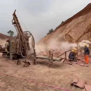 RC exploration drilling site in the Democratic Republic of the Congo