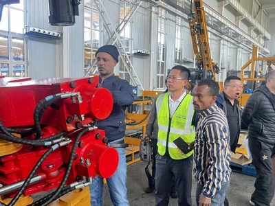 Drilling Equipment Training & Acceptance for Guinea Customer